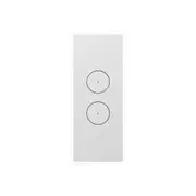 Clipsal Saturn Zen Grid and Plate Assembly Architrave 2 Gang Zen White Less Mech - Z4062-ZW