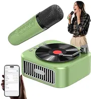 Karaoke Machine for Les, Karaoke Machine for Adults | Wireless Karaoke Machine with Microphone - Portable Singing Singing Home Music Player for Home