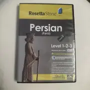 ROSETTA STONE AUDIO COMPANION CD'S PERSIAN/ FARSI LEVEL 1, 2 & 3 New Sealed