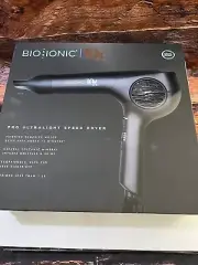 Bio Ionic 10x Pro Ultra Light Speed Dryer - Black Hair Dryer New