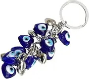 [BESTYASH] Turkish Devil Eye Keychain Cute Key Tag Pendant Ornament Hanging Accessory Key Holder