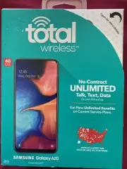 Total Wireless Samsung Galaxy A20 6.4"HD, 32GB, 13MP Android Prepaid Smartphone