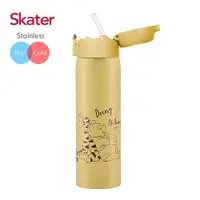 在飛比找PChome24h購物優惠-Skater 吸管保溫瓶不鏽鋼(480ml) 維尼