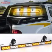 LED Windshield Strobe Emergency Hazard Warning Flash Light Bar Traffic Advisor