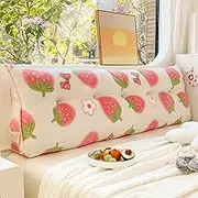 Headboard Triangular Bed Wedge Pillow, Bed Reading Backrest Back Support Long Pillow, Lumbar Neck Back Support Pillows, for Back, Neck, Shoulder, and Leg (1 150cm)