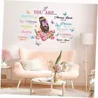 Girls Inspirational Quotes Wall Sticker, Peel and Stick Wall Decals,