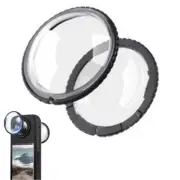 Tempered Glass Lens Protector Screw-on Anti-scratch Protector For Insta360 X4