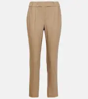 [Brunello Cucinelli] Brunello Cucinelli Cotton-blend twill chinos AU 14 beige
