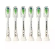 6x Philips Sonicare DiamondClean W Replacement White Brush Heads | No Box