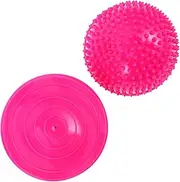 VANZACK 2pcs Hedgehog Balance Stability Balls: Half Spike Dome for Exercise- Gymnastics Exercise Ball - Yoga Equipment for Kids and Adults