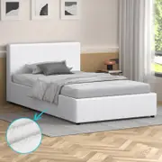ALFORDSON Bed Frame Gas Lift Storage King Single