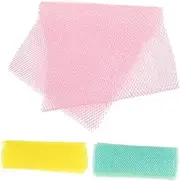CANIGHT African Net Sponge Set Pcs Body Exfoliating Nets Bath Shower Sponge Back Scrubbers Gentle Skin Exfoliation