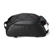 Waterproof Bike Rack Pouch Back Rear Seat Bag Backpack with Reflective Stripe for Cycling Special size_142003 style with light