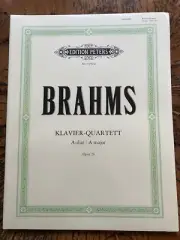 Brahms Klavier-Quartet Opus 26 in A major Peters Edition