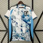 球迷版足球球衣24-25日本國家隊龍珠球衣熱身足球訓練運動衫賽前球衣球隊球衣可定制