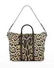 Sold Out Style! Saint Laurent Camden Leopard-Print Suede Shopping Tote Bag