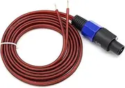 EACTEL Speakon Speaker Cable Bare Wire Open End Cable, Speakon to Speaker Wire Audio Cord Amplifier Connection Cord for DJ/PA