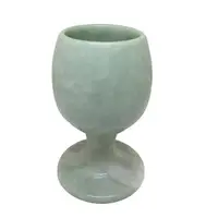 在飛比找momo購物網優惠-【菩提居】藍田玉杯(高8.5cm)
