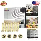 Versatile Indoor COB LED Strip Lights - 2400 LEDs, 5000K, 5- Listed