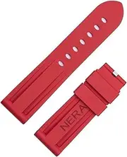 [TIOYW] Fluorine Rubber 22mm 24mm Watch Band Silicone Watchband For Panerai Watch Strap
