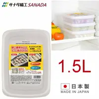 在飛比找Yahoo奇摩購物中心優惠-asdfkitty*日本製 SANADA 扁型冷凍保鮮盒/收