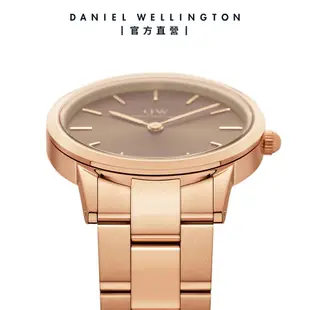 Daniel Wellington 手錶 Iconic Link Amber 36/40ｍｍ琥珀棕精鋼錶(DW00100460 DW00100461)/ 40ｍｍ