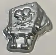Wilton Cake Pan Tin Vintage SpongeBob SquarePants 2002 Viacom Baking