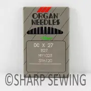 10 ORGAN B-27 SIZE#16/100 OVERLOCK SERGER BALLPOINT NEEDLES DCX27