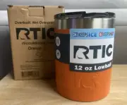 RTIC Insulated Orange Lowball Travel Cup
