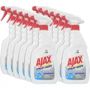 Ajax Spray n' Wipe Bathroom Cleaner 12PK 500ml