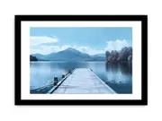 Tranquil Jetty Art Framed Print