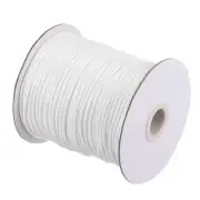 Beading Thread Bracelet Weave Craft Cord 2mm 78M/Roll, White