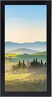 [HUKONHEP] 12x24 Black Picture Frames, Photos Frame with Plexiglass, Wall Gallery Photo Frames, Horizontal and Vertical for Wall Mounting, Home Office Decoration