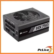 Corsair HX750 750W 80 PLUS PLATINUM Fully Modular PSU Gaming Power Supply ATX