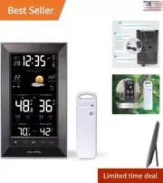 Vertical Weather Forecaster - Precision Temperature, Humidity, Date and Time