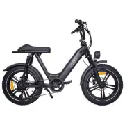 20" x 4 Electric Mountain Fat Tyre Bike Ebike Black Throttle Cruiser Type Ebike