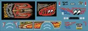 DATSUN 510 Japan Yokohama Waterslide Decals 1/64 CUSTOM Hot Hw #121