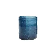 Ben David Mini Bubble Glass Tumbler Cup Drinkware - Blue