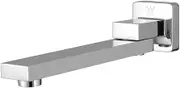 Wall Mount Bathroom Mixer Spout, 180-Degree Swivel Bath Faucet, Chrome, G1/2" Thread