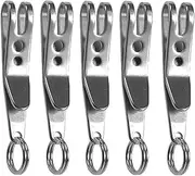 [KUNLONGSKY] Multi- Clip Keychains Suspension Clip Tool with Carabiner Perfect for Hanging Tools, Flashlights Etc.