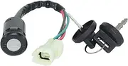 Ignition Key Switches for Arctic for Cat 2002 2003 2004 2005 ATV 50 90 Off Lock Switches 3303-423 3301-151 Motorcycle Ignition Switch with 2 Keys Ignition Barrel Key Switch
