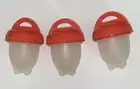 Egglettes Egg Cooker Hard Boiled Eggs without the Shell 3 Silicone Cups w Lids