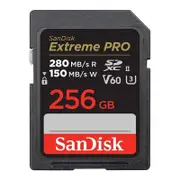 Sandisk Extreme Pro SD Card 256GB SDXC UHS-II Memory Card 6K Video SDSDXEP-256G