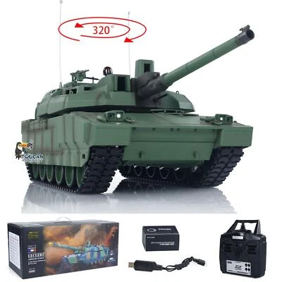 1/16 Tongde RC Tank Model H2408 Leclerc RTR BB Shooting Barrel Recoil Infrared