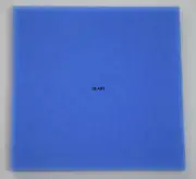 0118.30 OPAQUE PERIWINKLE 3" x 3" BULLSEYE 3mm THICK GLASS 90 COE