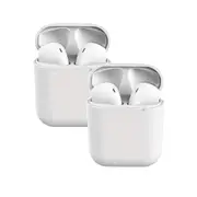 2 Packs Wireless Earbuds inPods 12 Touch Control Bluetooth 5.0 Earbuds Earphone with Storage Case-White