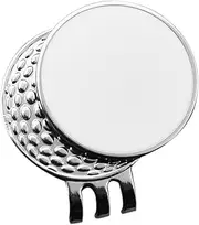 Metal Golf Ball Marker | Magnetic Men Women Golf Ball Marker | Outdoor Sports Equipment Belt and Pocket Clip-On Golf Ball Marker for Boyfriend, Son