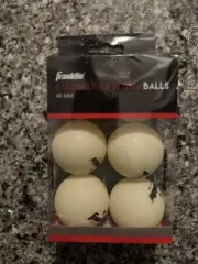 6 pcs Franklin Glow in The Dark Ping Pong Balls Official Size Table Tennis Sport