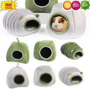 Bird Pet Tent Guinea Pig Cozy Warm Plush Hamster House Animal Hideout Cave BedET