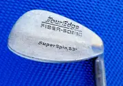 R/H-TOUR EDGE FIBER SONIC --PITCHING WEDGE-SUPER SPIN 53*--STEEL SHAFT-36 INCHES